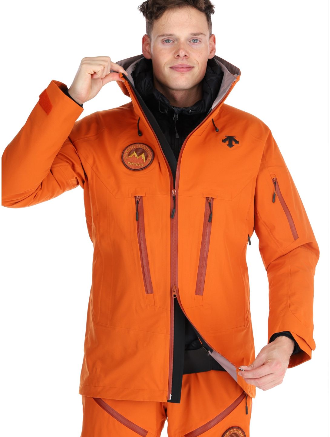 Descente, M-GK50M hardshell ski jacket men Ripen Orange orange 