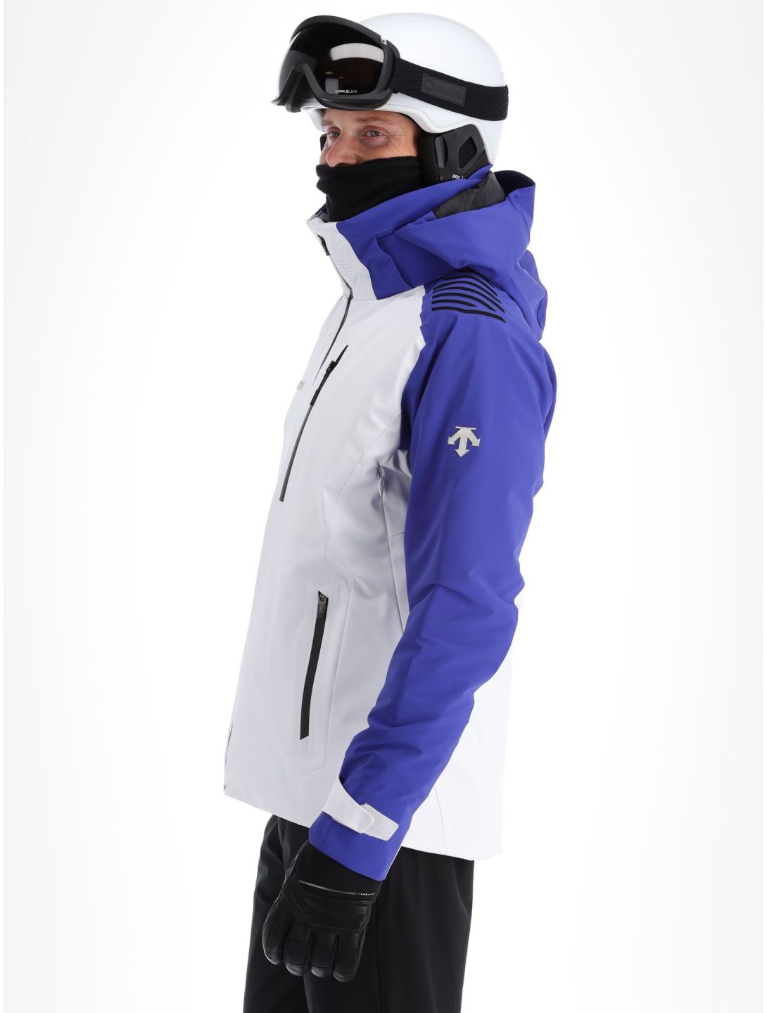 Descente, Paddy ski jacket men Super White blue, white 