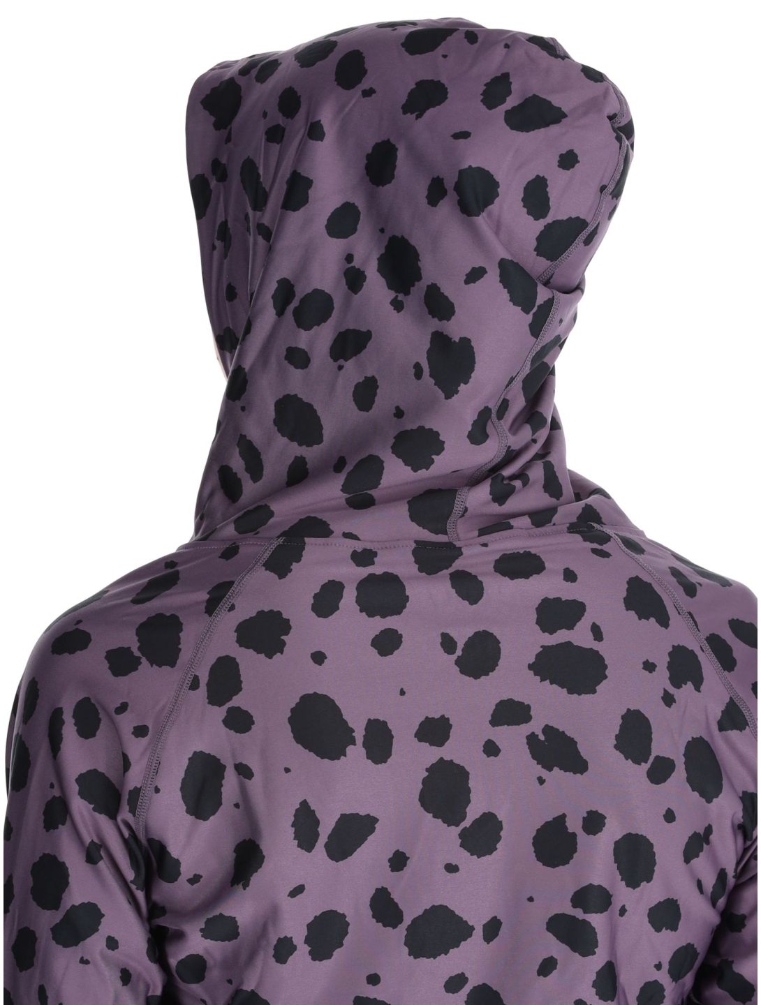 Eivy, Icecold Hood thermal shirt women Purple Cheetah black, purple 