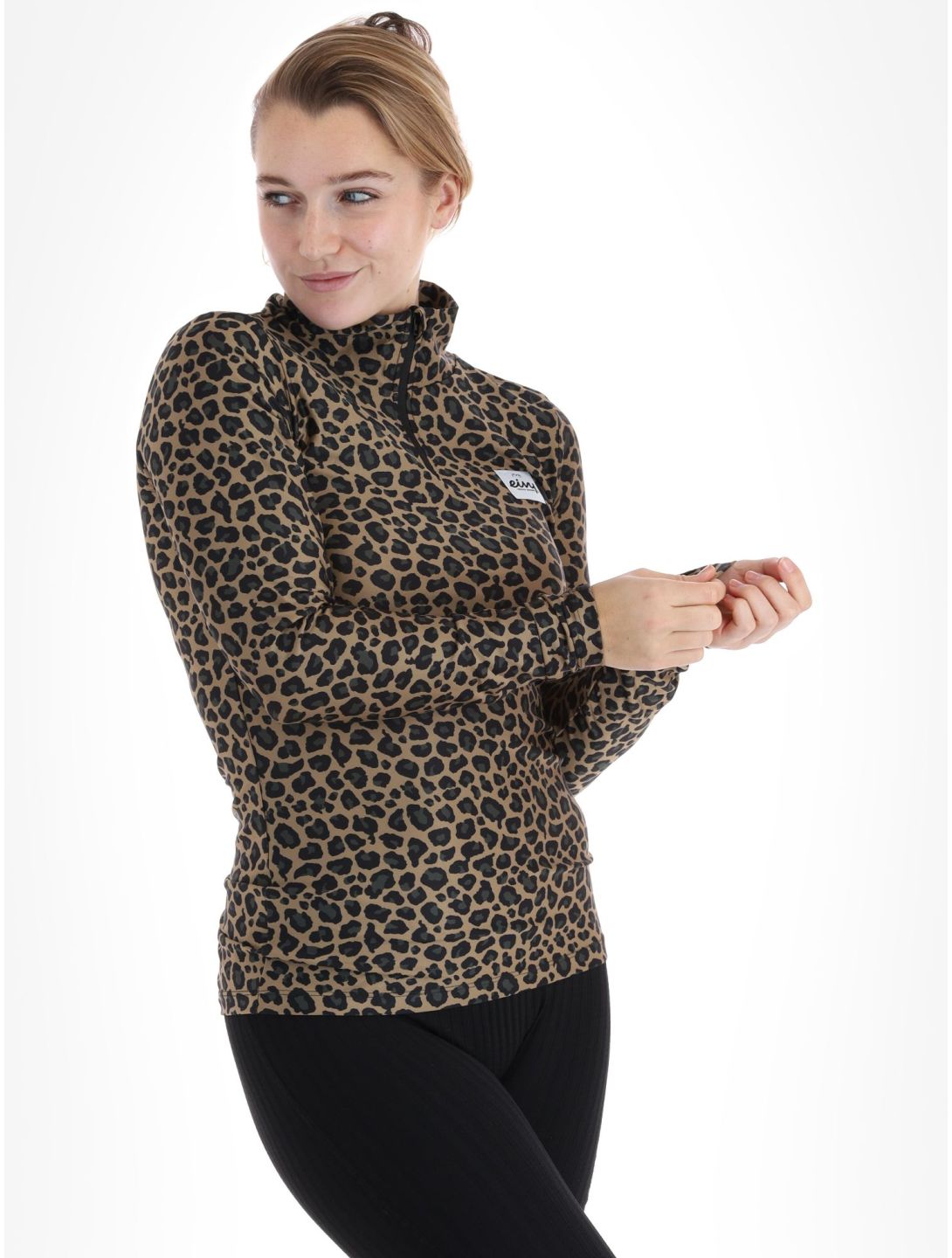 Eivy, Journey pullover women Leopard brown 