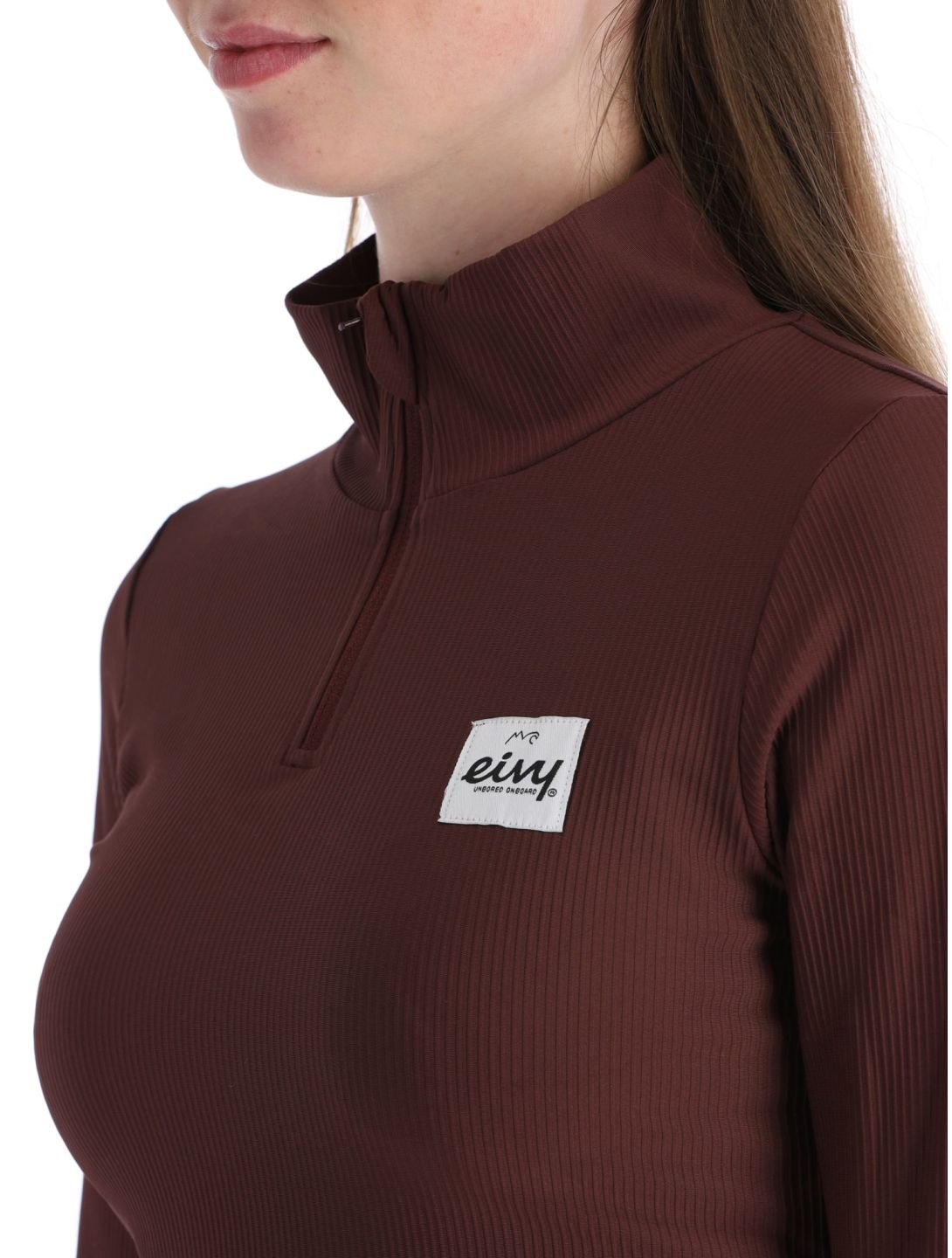 Eivy, Journey Rib pullover women Wine burgundy 