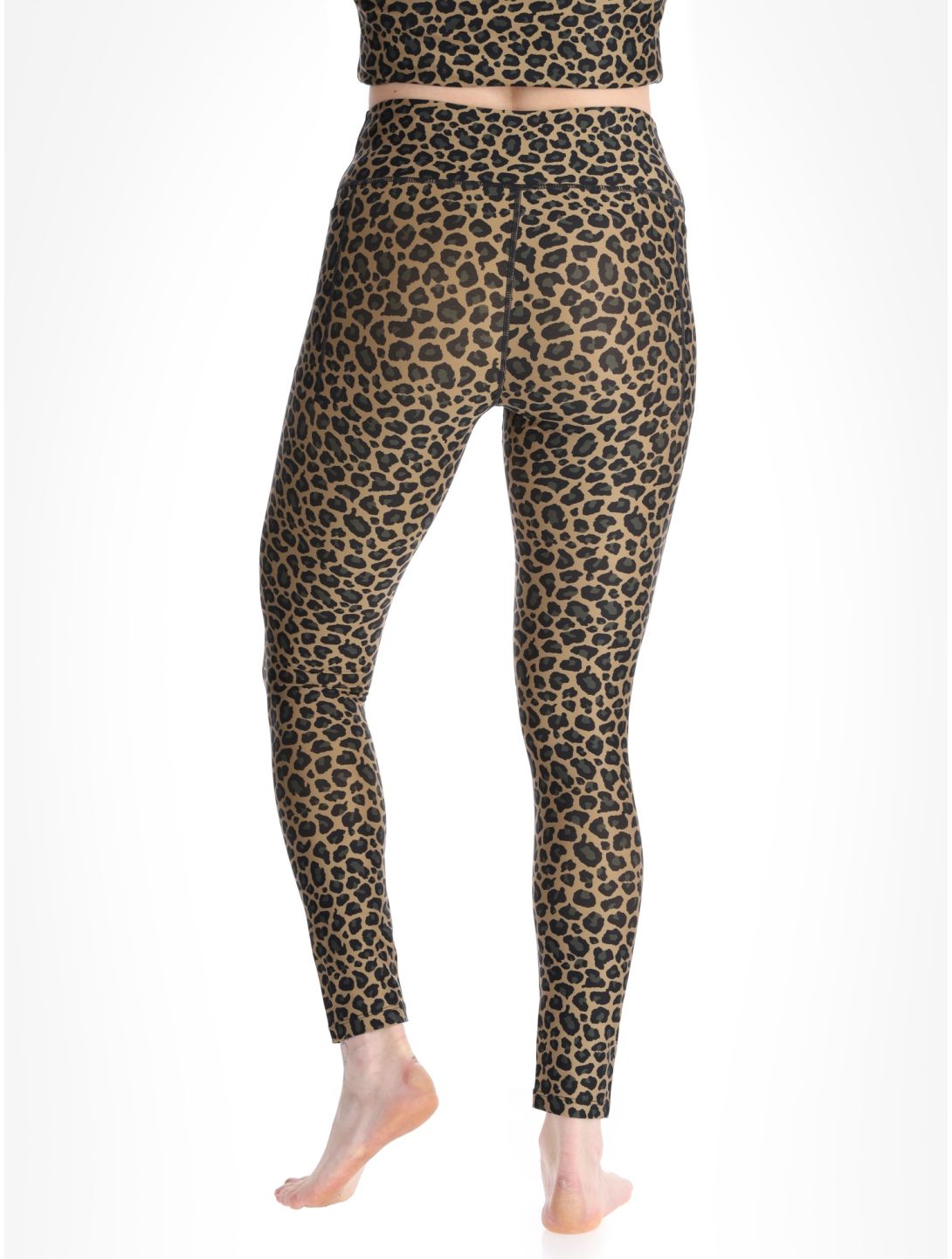 Eivy, Pocket thermal pants women Leopard brown 