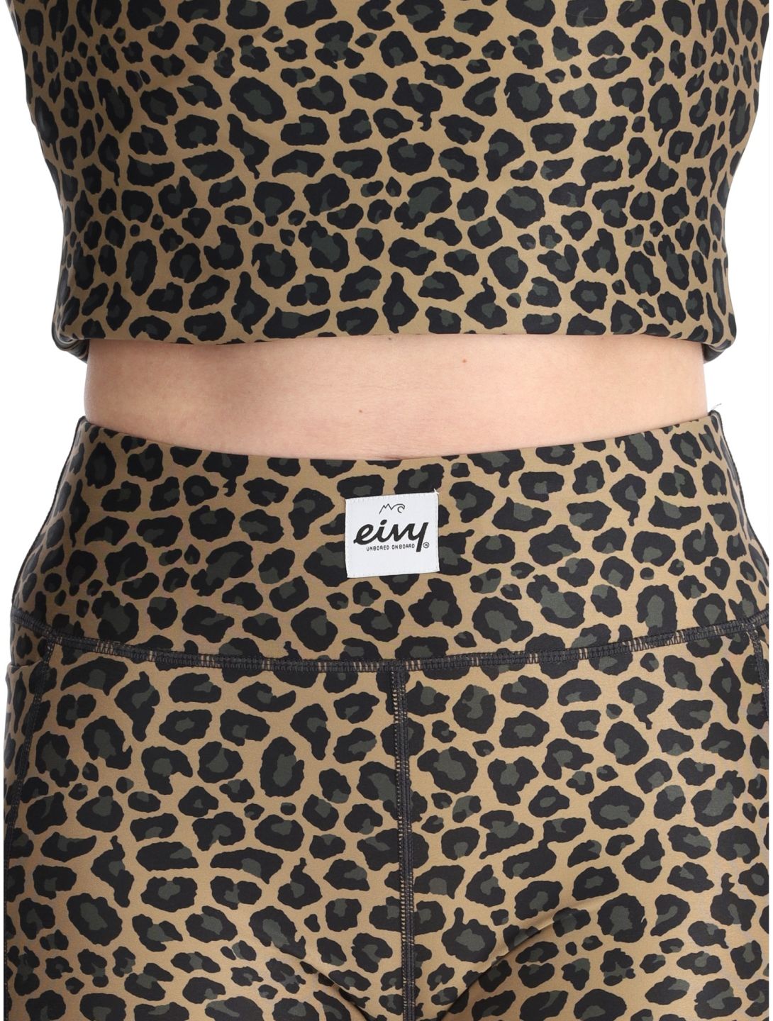 Eivy, Pocket thermal pants women Leopard brown 