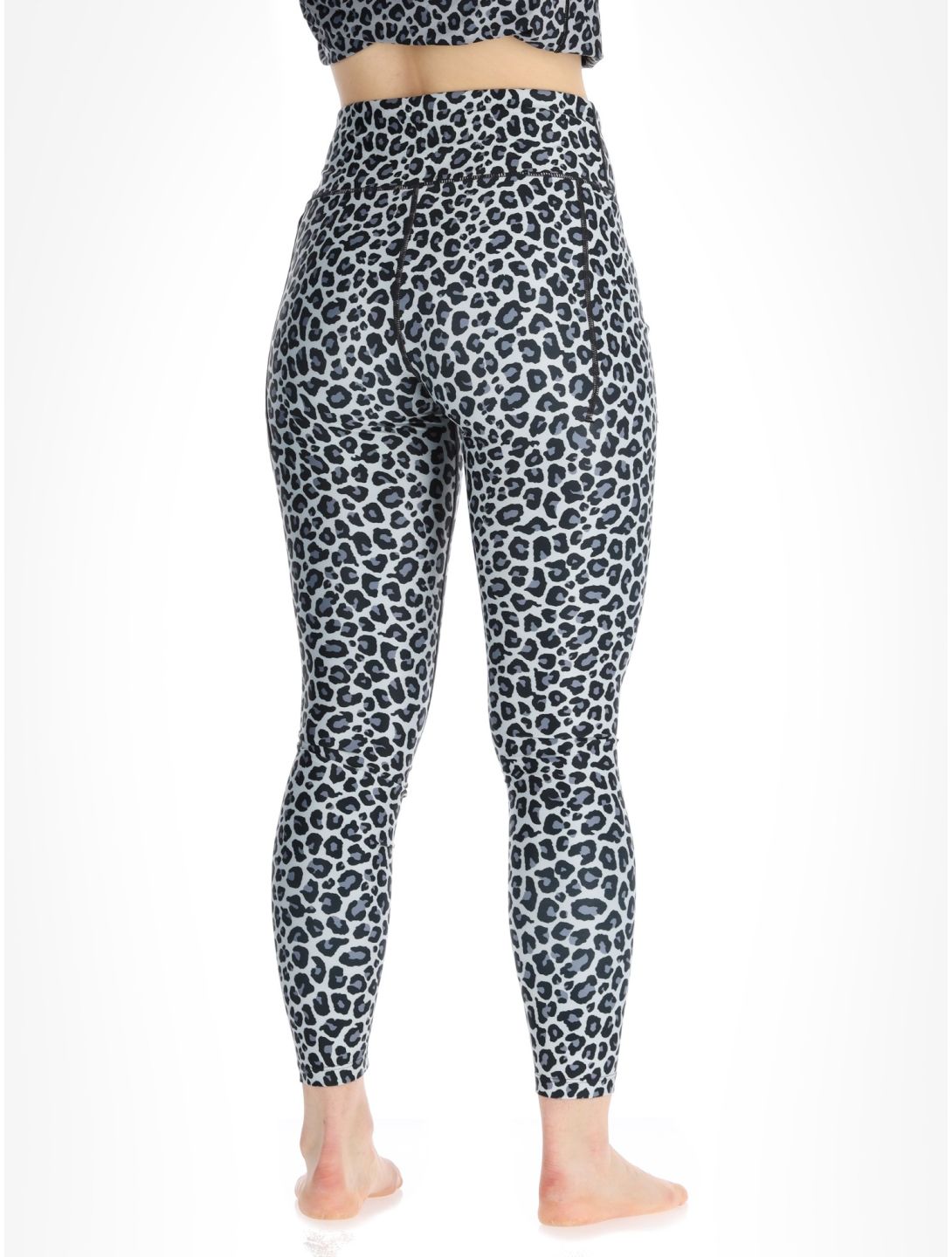 Eivy, Pocket thermal pants women Snow Leopard white 