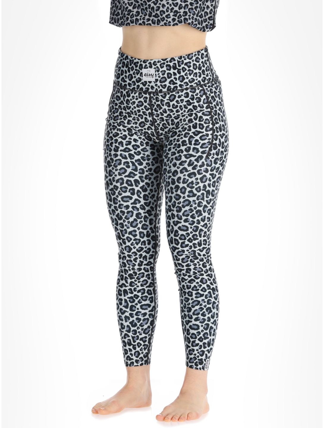 Eivy, Pocket thermal pants women Snow Leopard white 