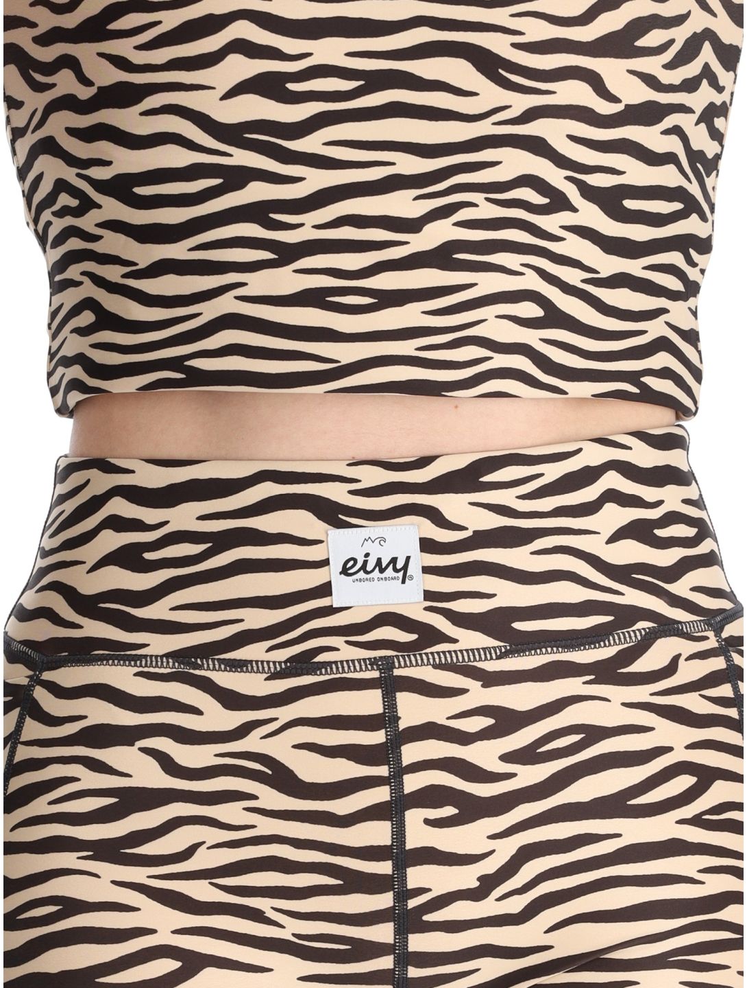 Eivy, Pocket thermal pants women Zebra brown 