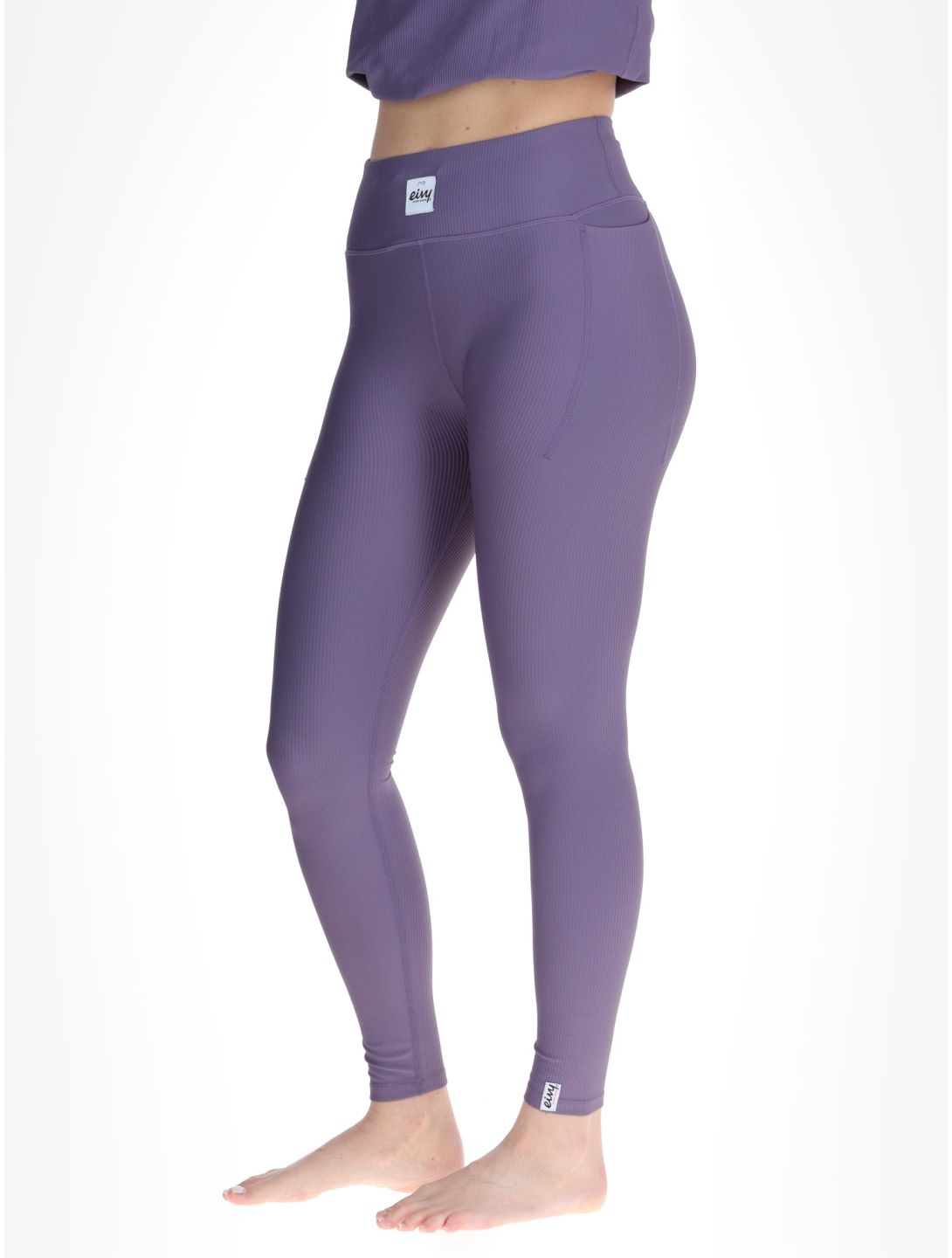 Eivy, Pocket Rib thermal pants women Deep Purple purple 