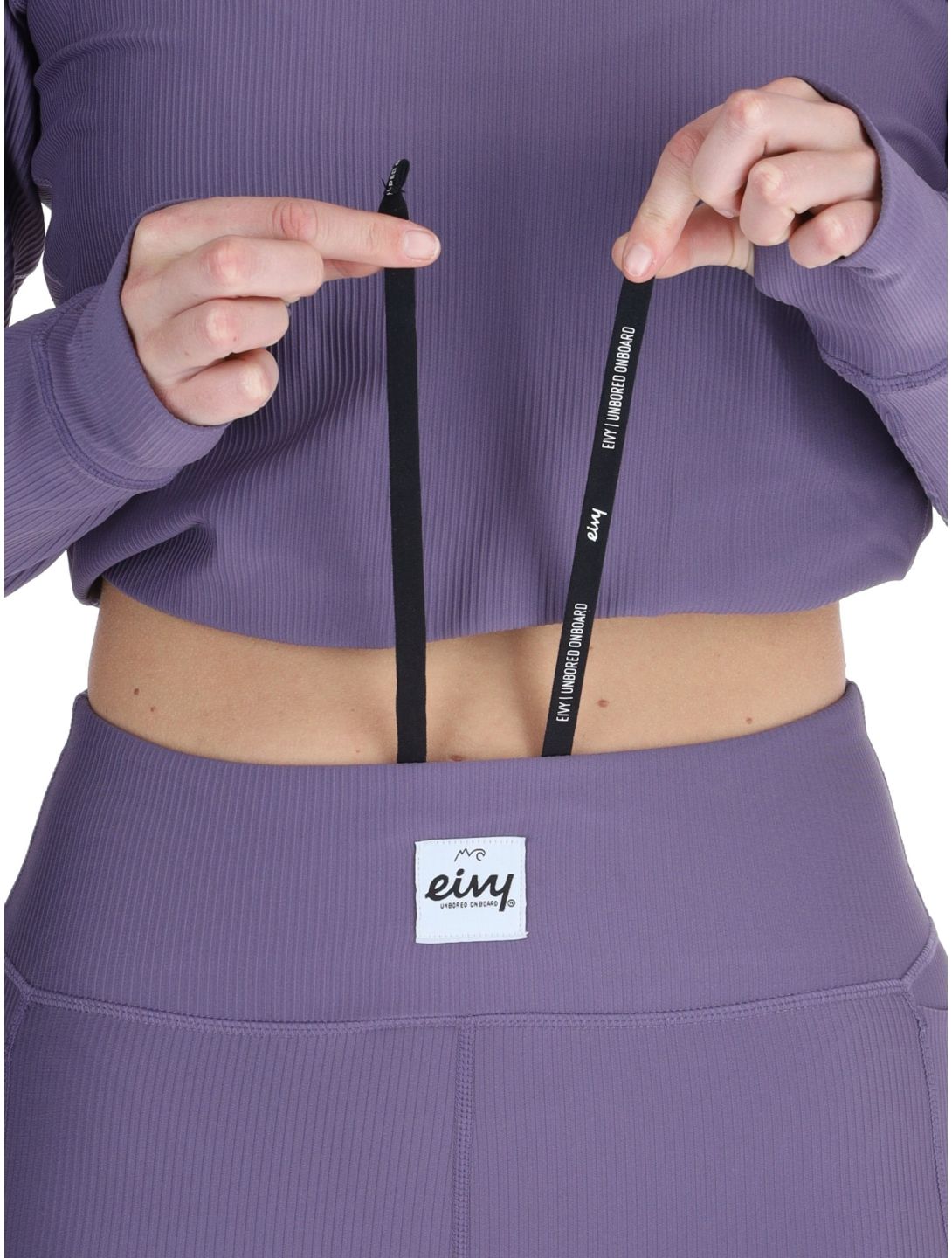 Eivy, Pocket Rib thermal pants women Deep Purple purple 