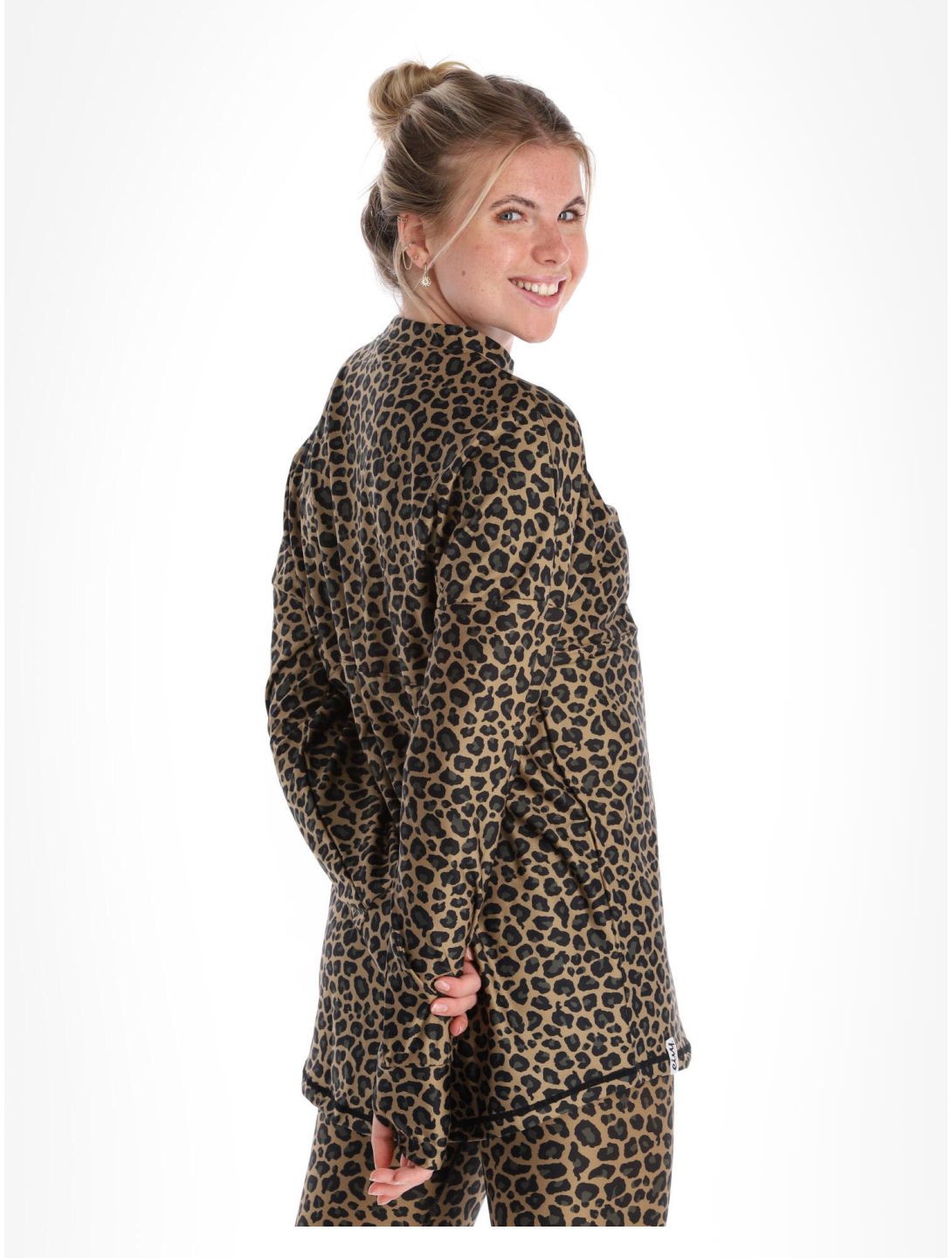 Eivy, Venture pullover women Leopard brown 