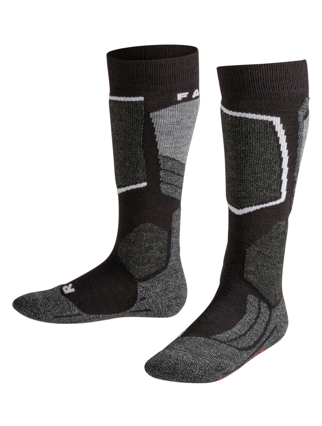 Falke, SK2 Intermediate ski socks kids Black Mix black, grey 