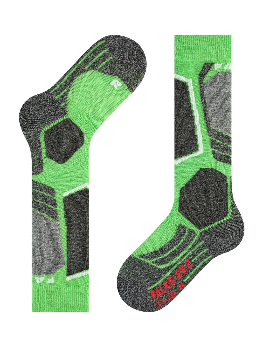 Falke, SK2 Intermediate ski socks kids Vivid Green green 