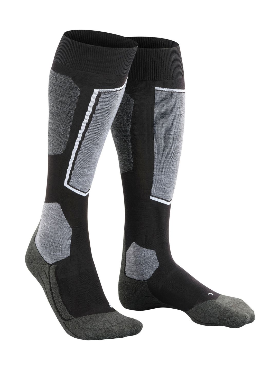 Falke, SK6 Pro ski socks women Black Mix black, grey 