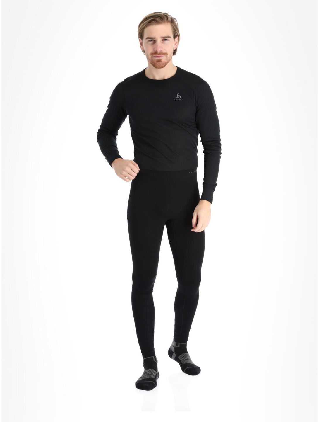 Falke, Long Tights thermal pants men Black black 