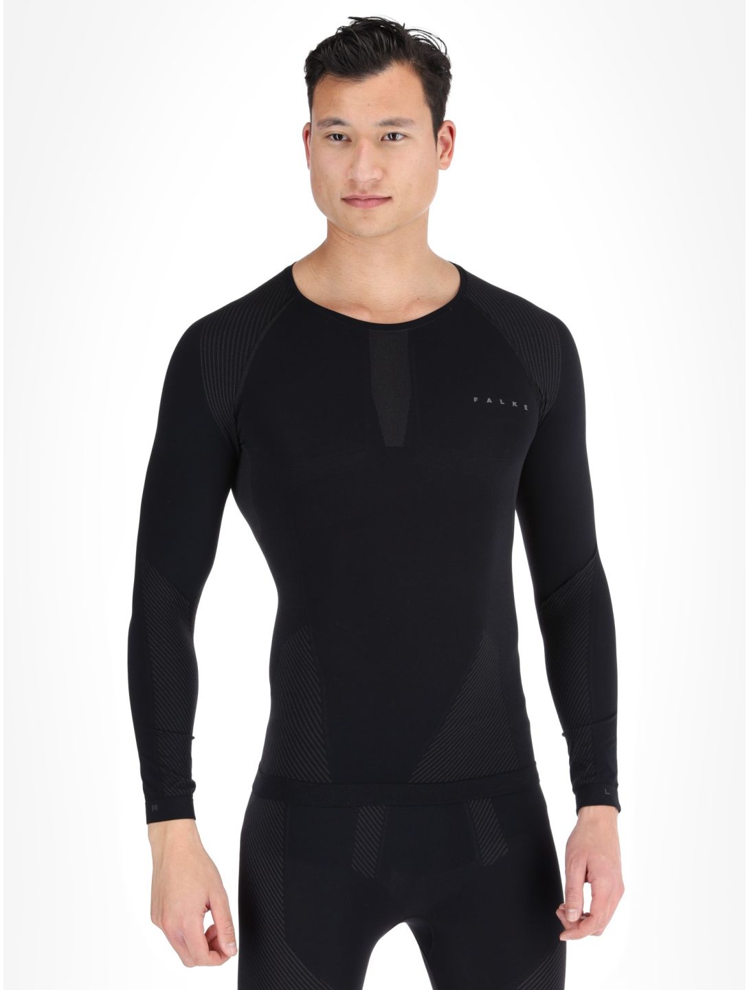 Falke, Longsleeved Shirt thermal shirt men Black black 