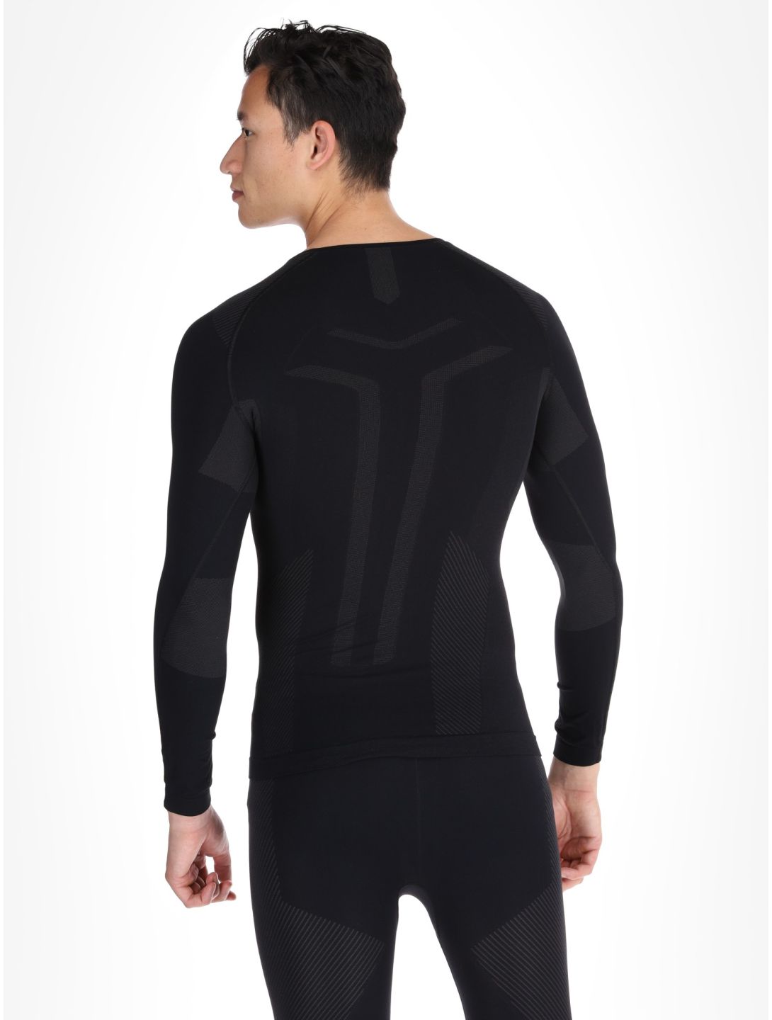 Falke, Longsleeved Shirt thermal shirt men Black black 