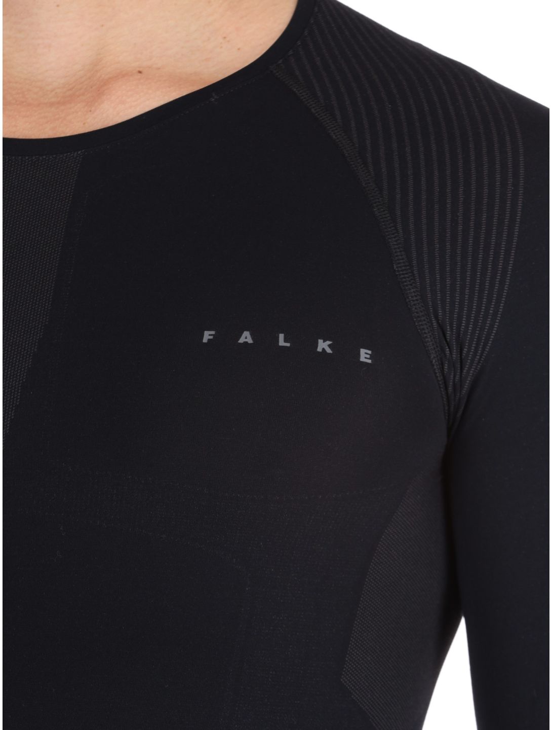 Falke, Longsleeved Shirt thermal shirt men Black black 