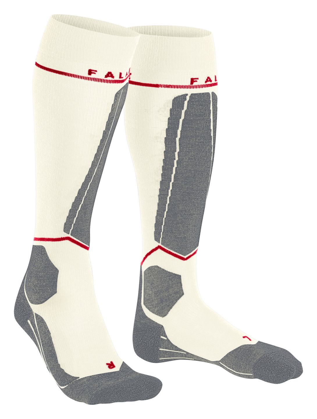 Falke, SK4 Advanced Compression Light compression socks women Off White white 