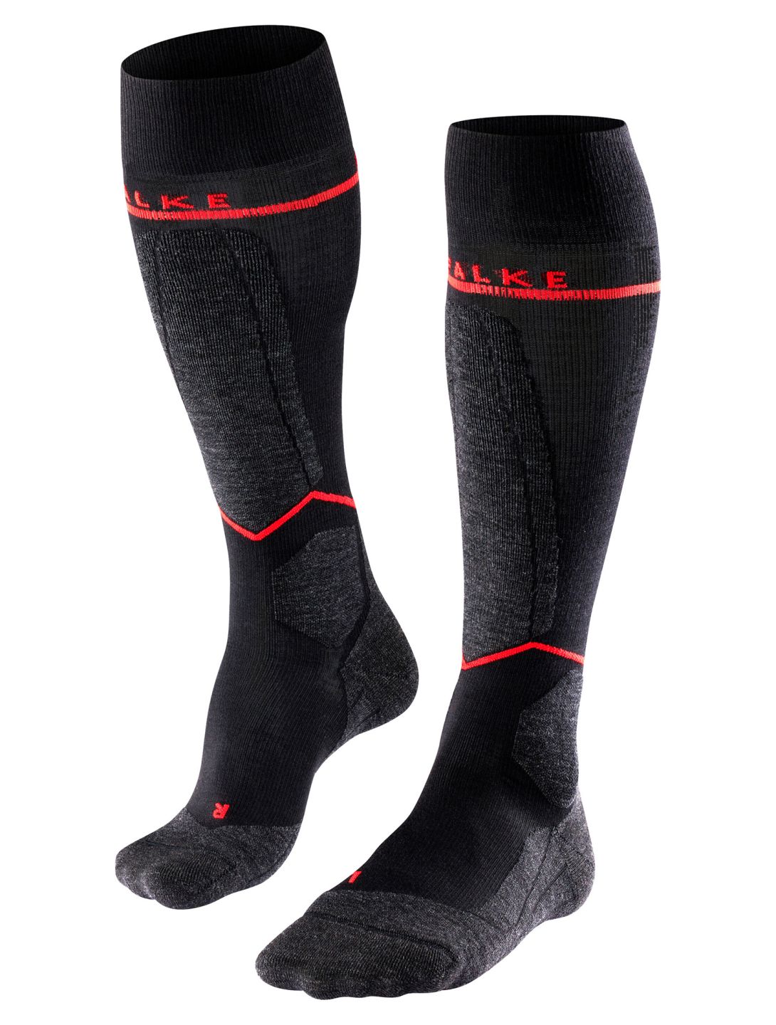 Falke, SK4 Advanced Compression Light compression socks men Black Mix black, grey 