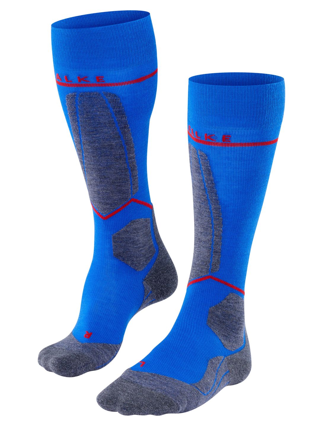 Falke, SK4 Advanced Compression Light compression socks men Olympic blue, grey 