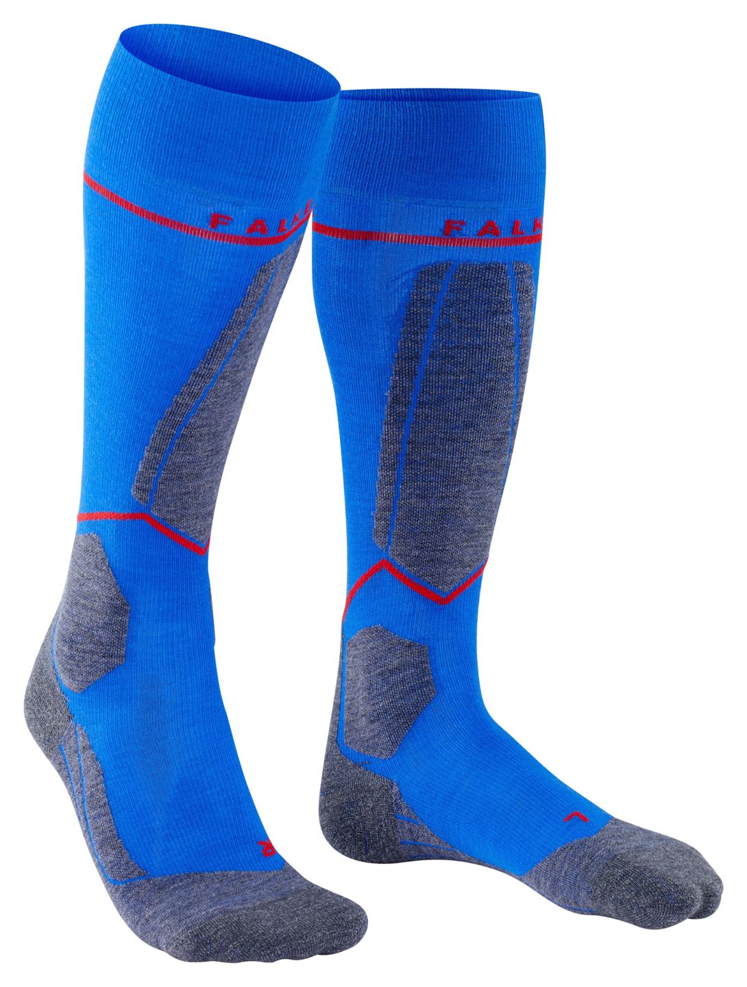 Falke, SK4 Advanced Compression Light compression socks men Olympic blue, grey 