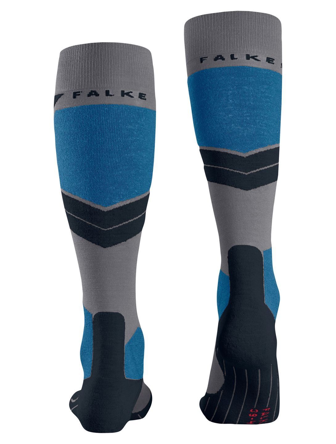 Falke, SK4 Advanced ski socks men M. Grey Melange blue 