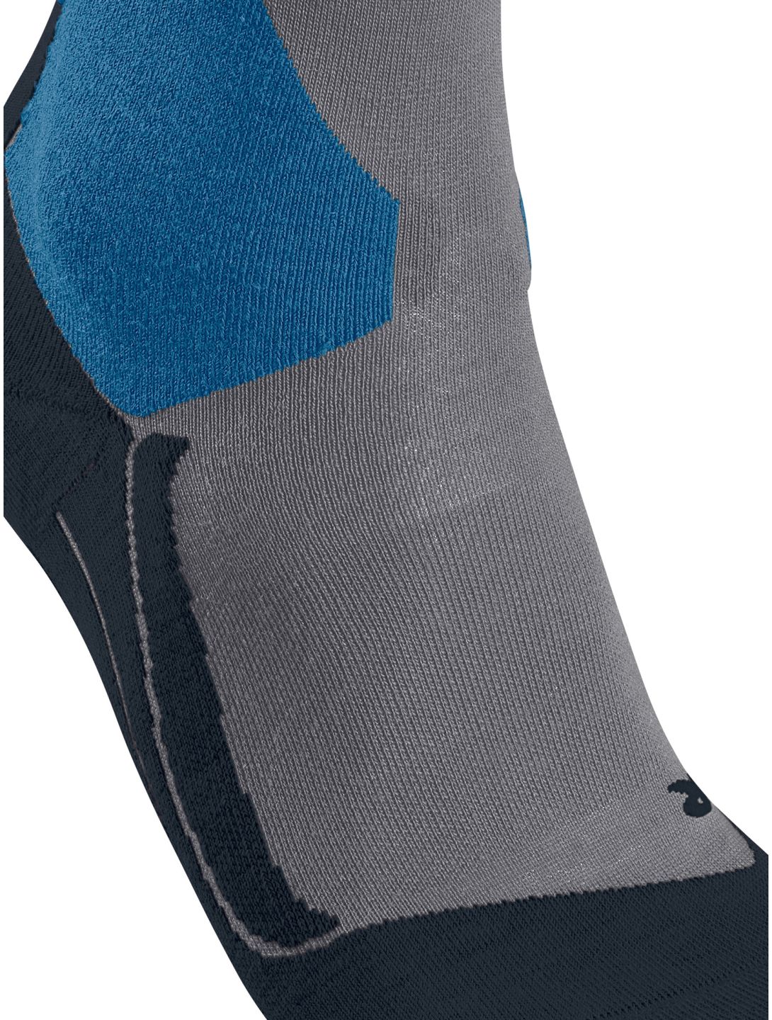 Falke, SK4 Advanced ski socks men M. Grey Melange blue 