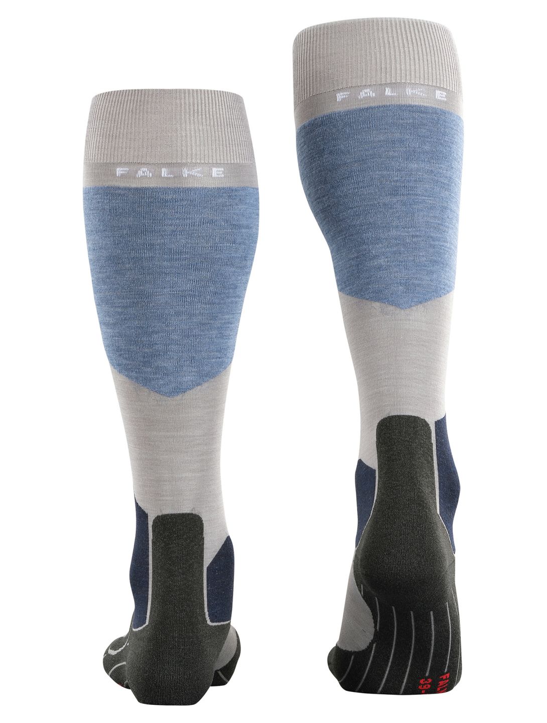 Falke, SK6 Pro ski socks women M. Grey Melange grey 