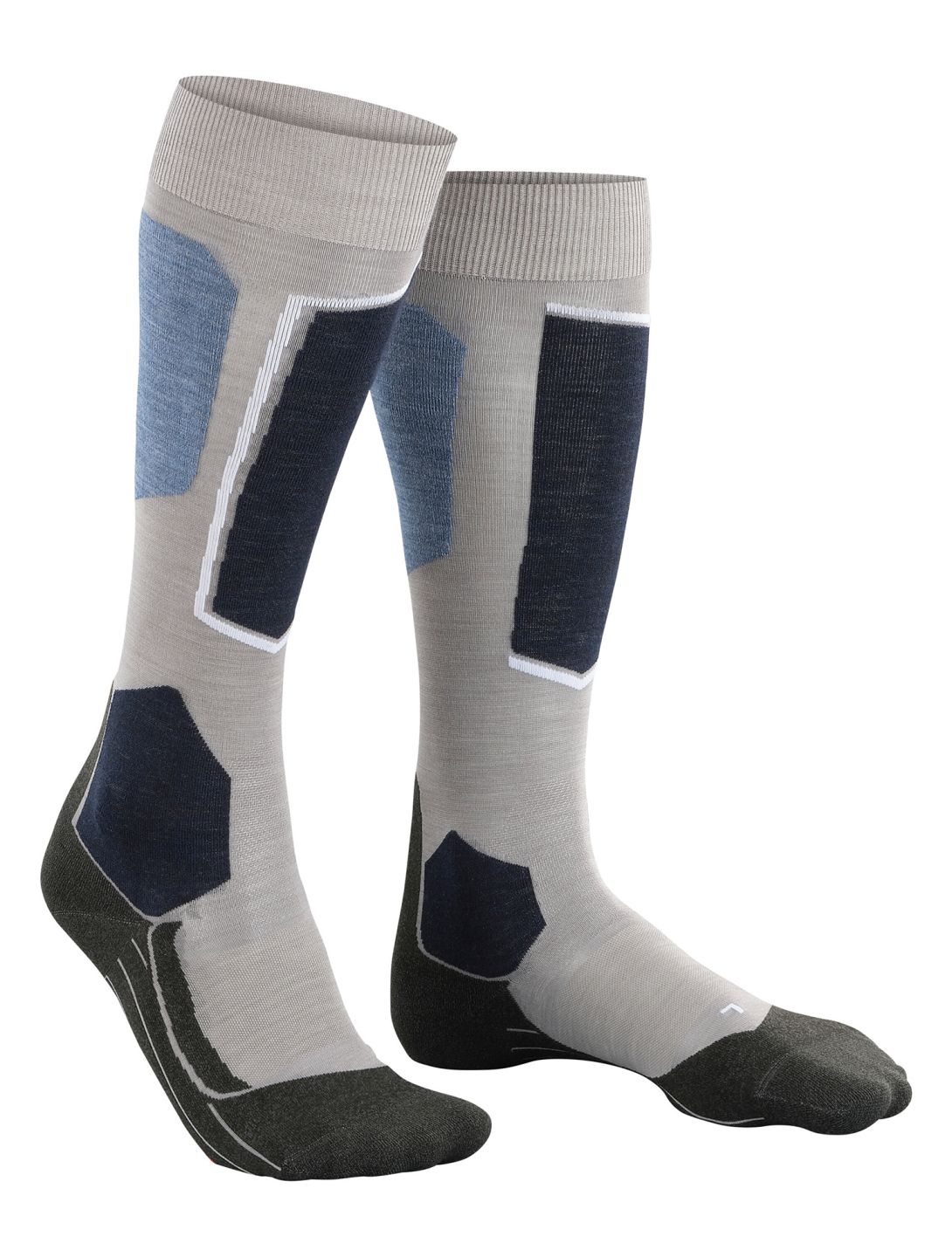 Falke, SK6 Pro ski socks women M. Grey Melange grey 