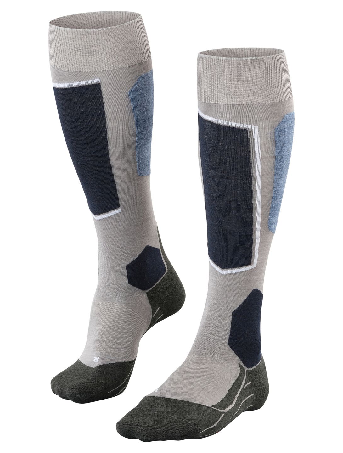 Falke, SK6 Pro ski socks men M. Grey Melange grey 