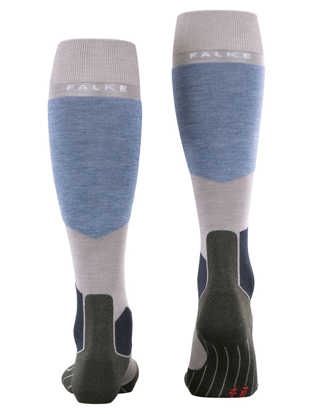 Falke, SK6 Pro ski socks men M. Grey Melange grey 