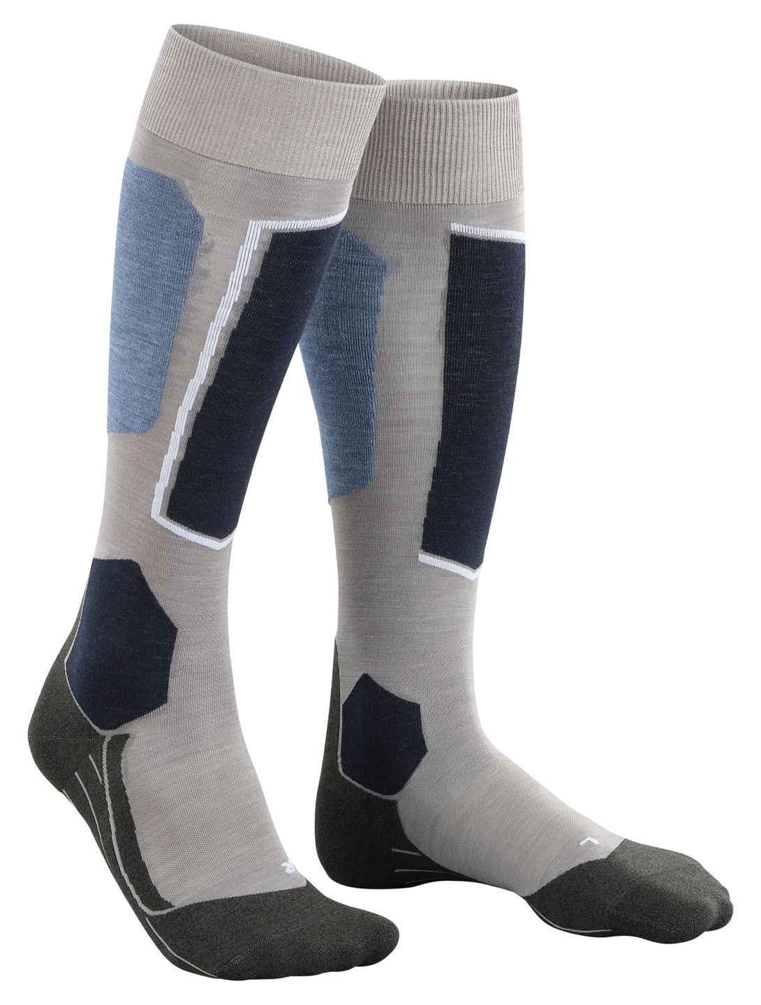 Falke, SK6 Pro ski socks men M. Grey Melange grey 