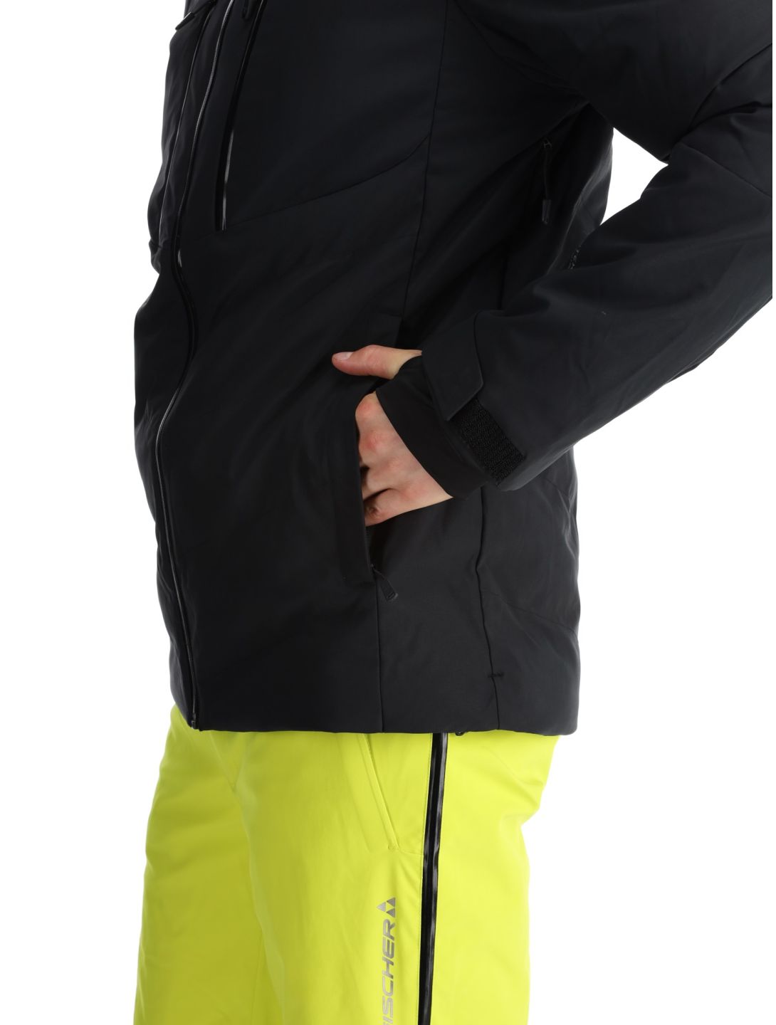 Fischer, Anniversary ski jacket men Black black 