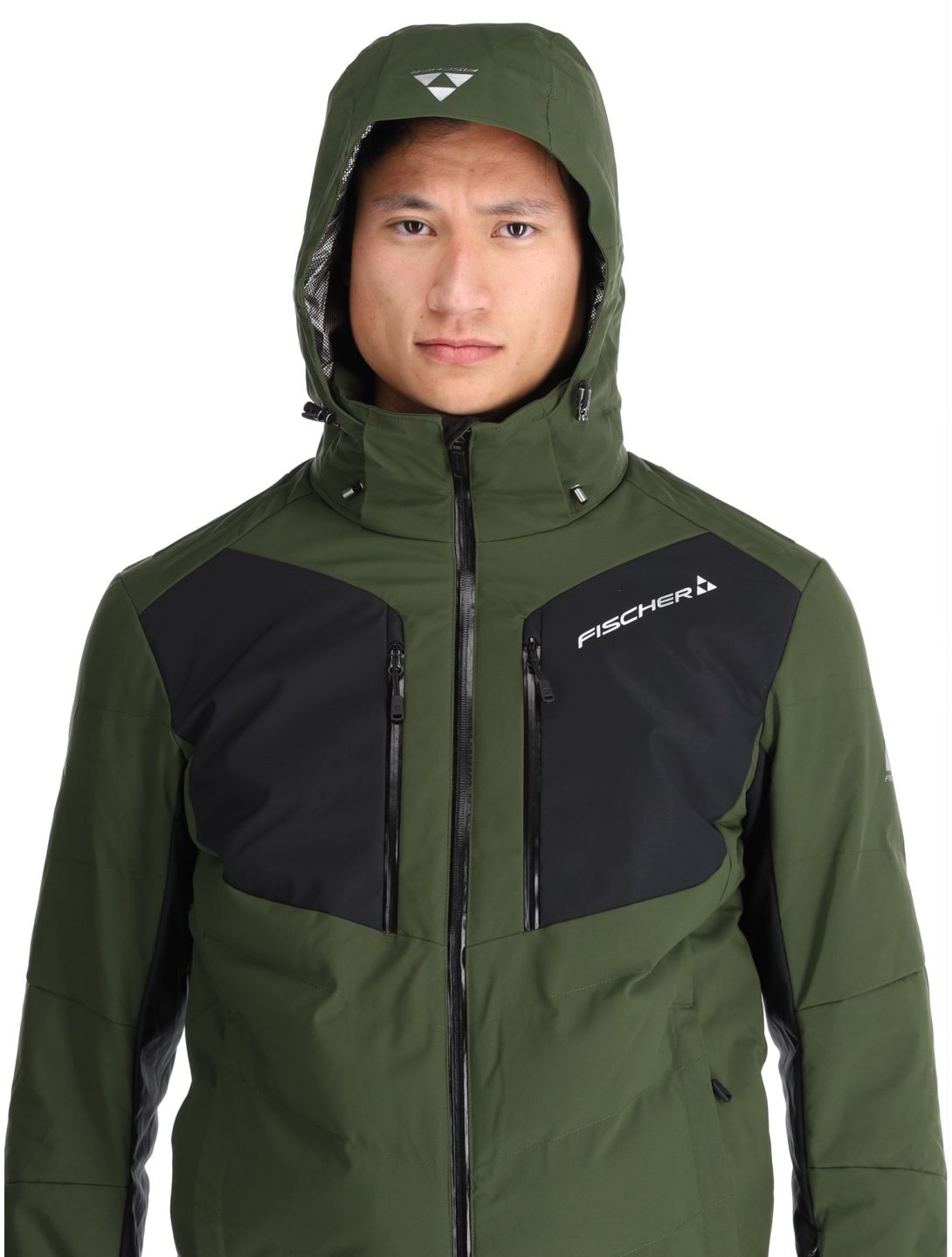 Fischer, Anniversary ski jacket men R.Green-R.Green-Black 