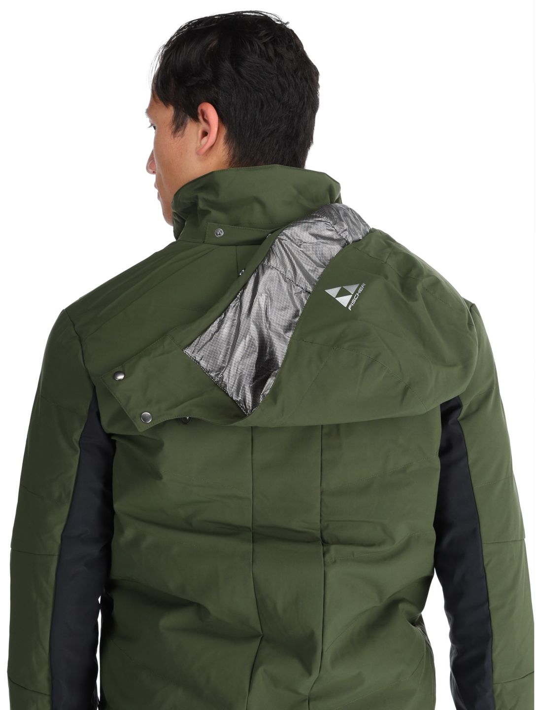 Fischer, Anniversary ski jacket men R.Green-R.Green-Black 