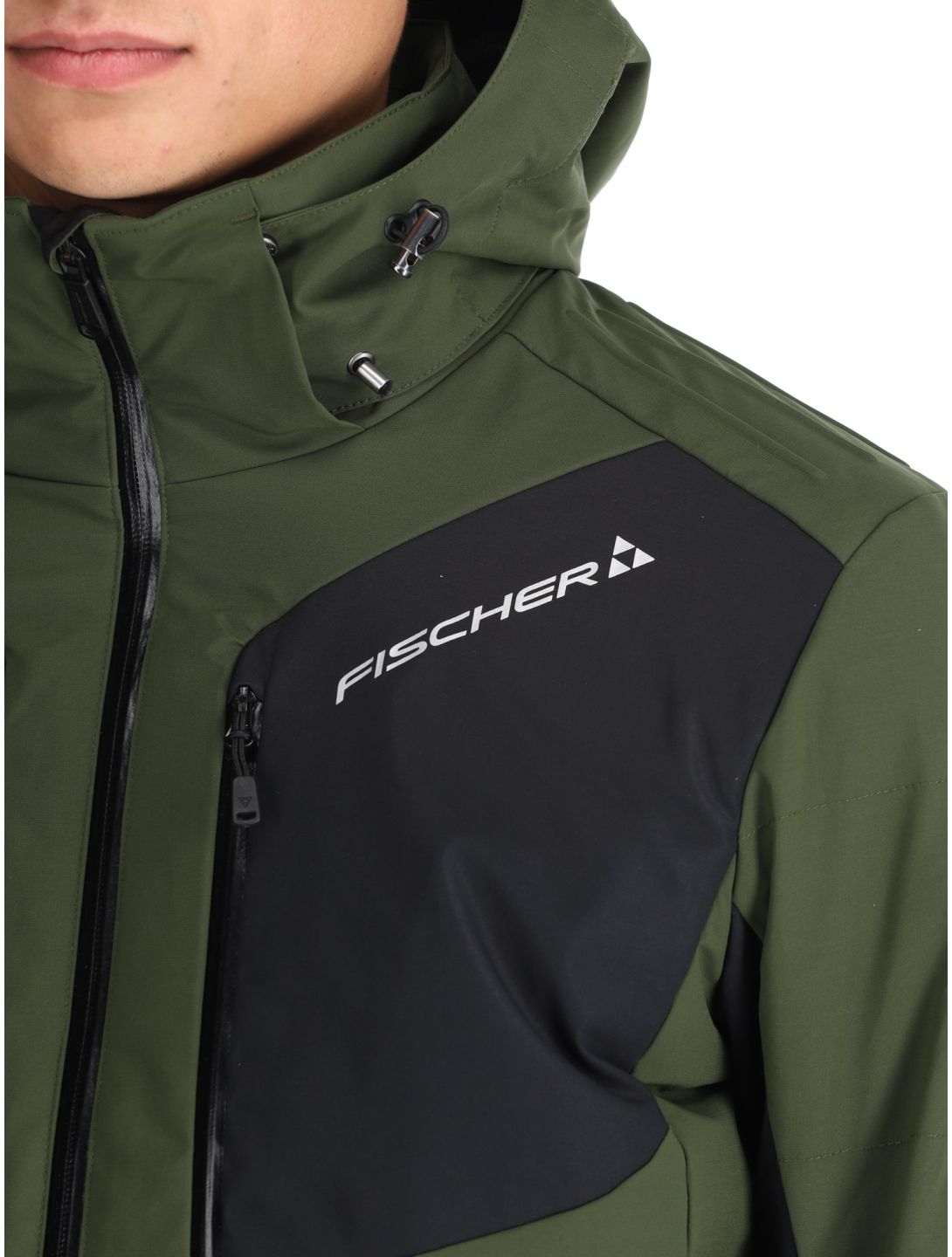 Fischer, Anniversary ski jacket men R.Green-R.Green-Black 