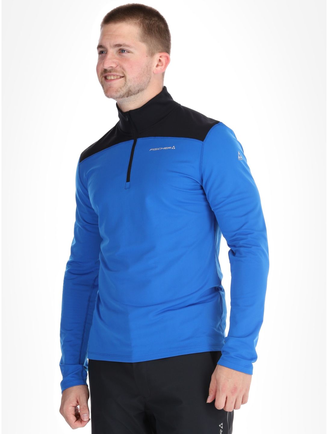 Fischer, Base Pro pullover men O.Blue-O.Blue-Black 