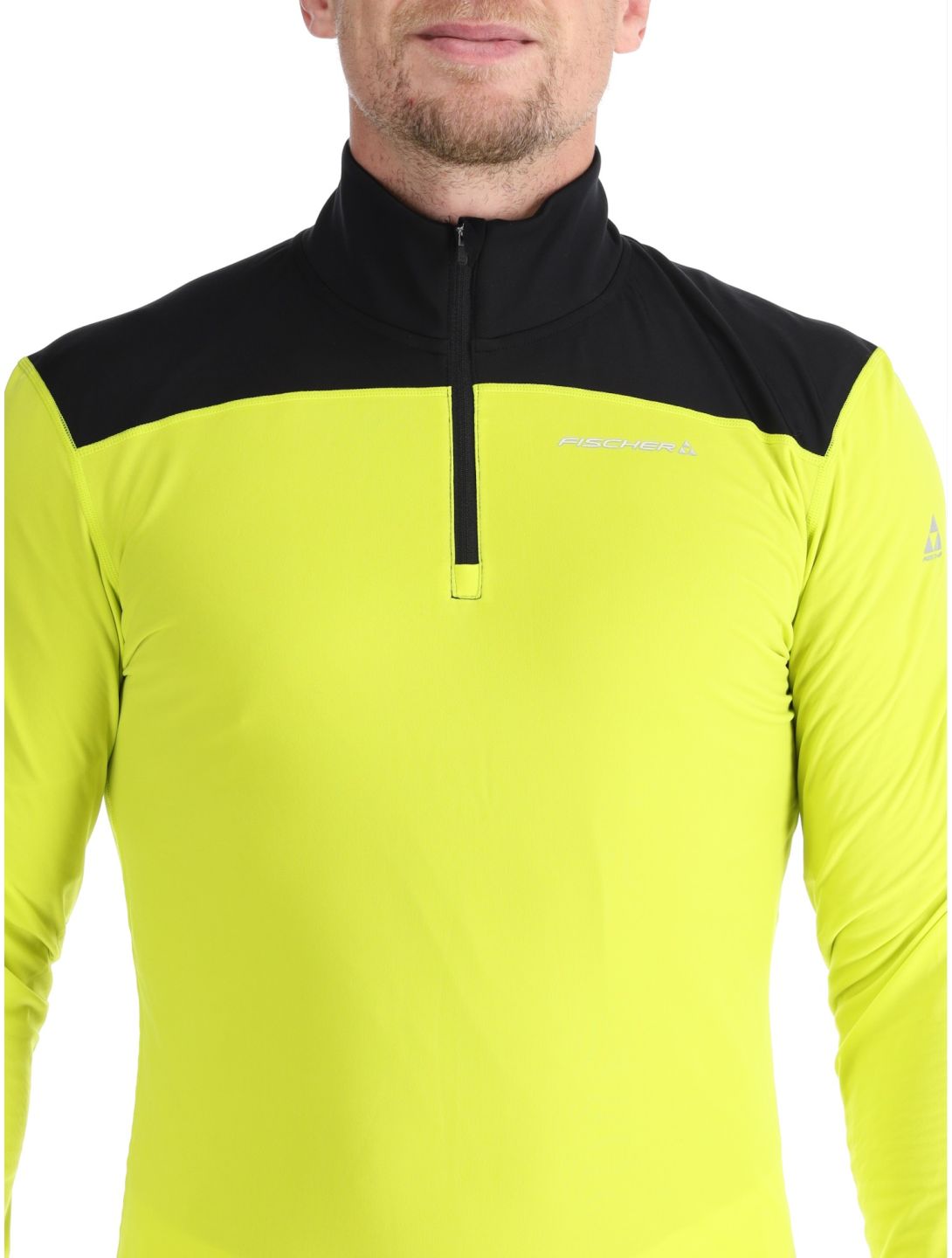 Fischer, Base Pro pullover men Yellow F-Yellow F-Black 