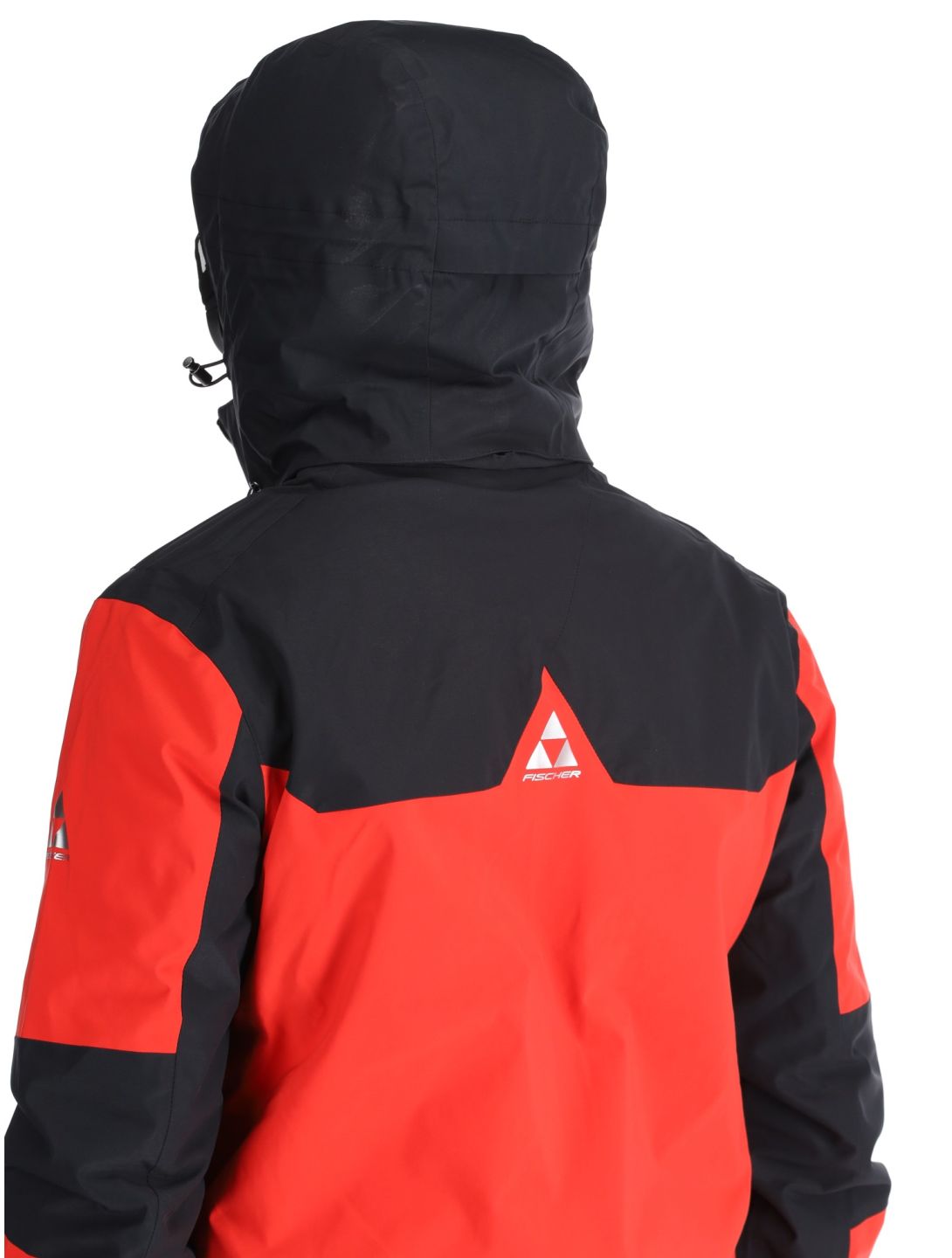 Fischer, Cascade ski jacket men C.Red-C.Red-Black 