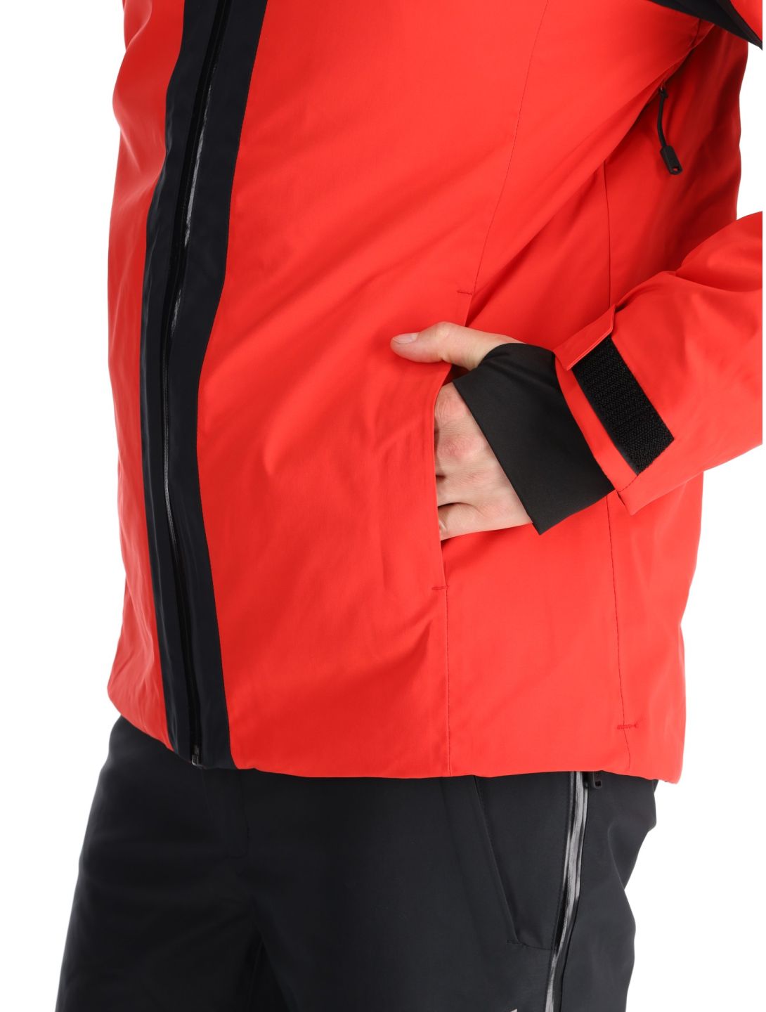 Fischer, Cascade ski jacket men C.Red-C.Red-Black 