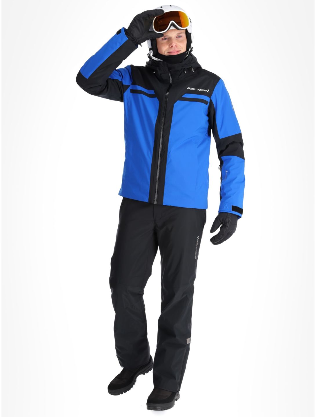 Fischer, Cascade ski jacket men O.Blue-O.Blue-Black 