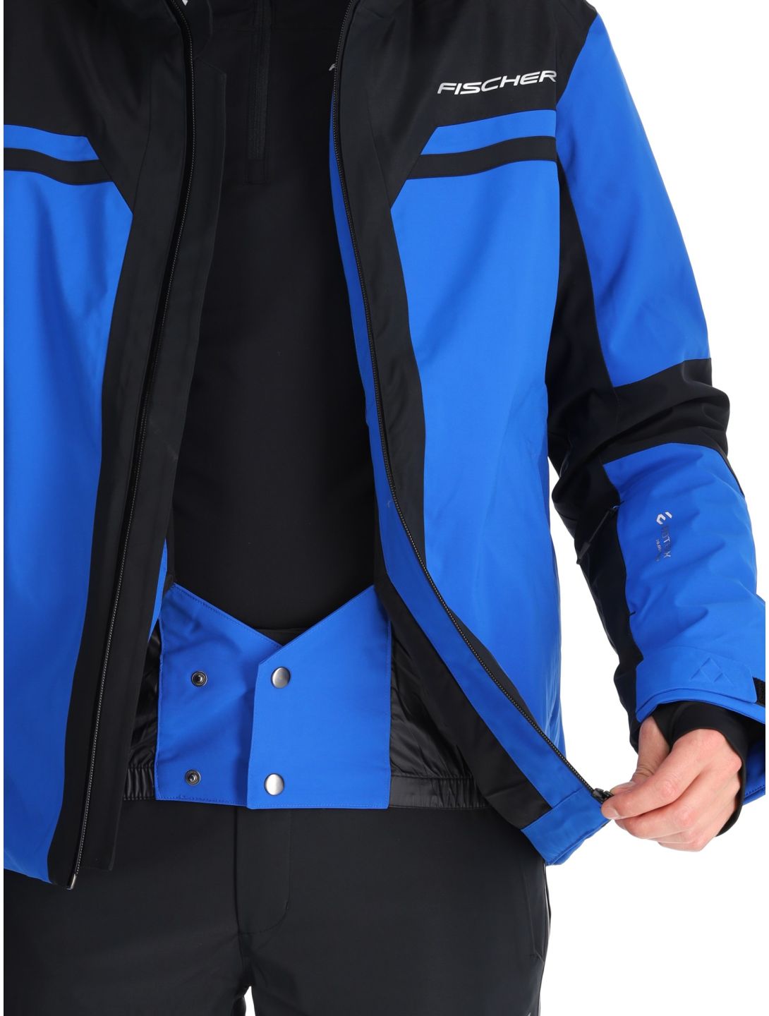 Fischer, Cascade ski jacket men O.Blue-O.Blue-Black 