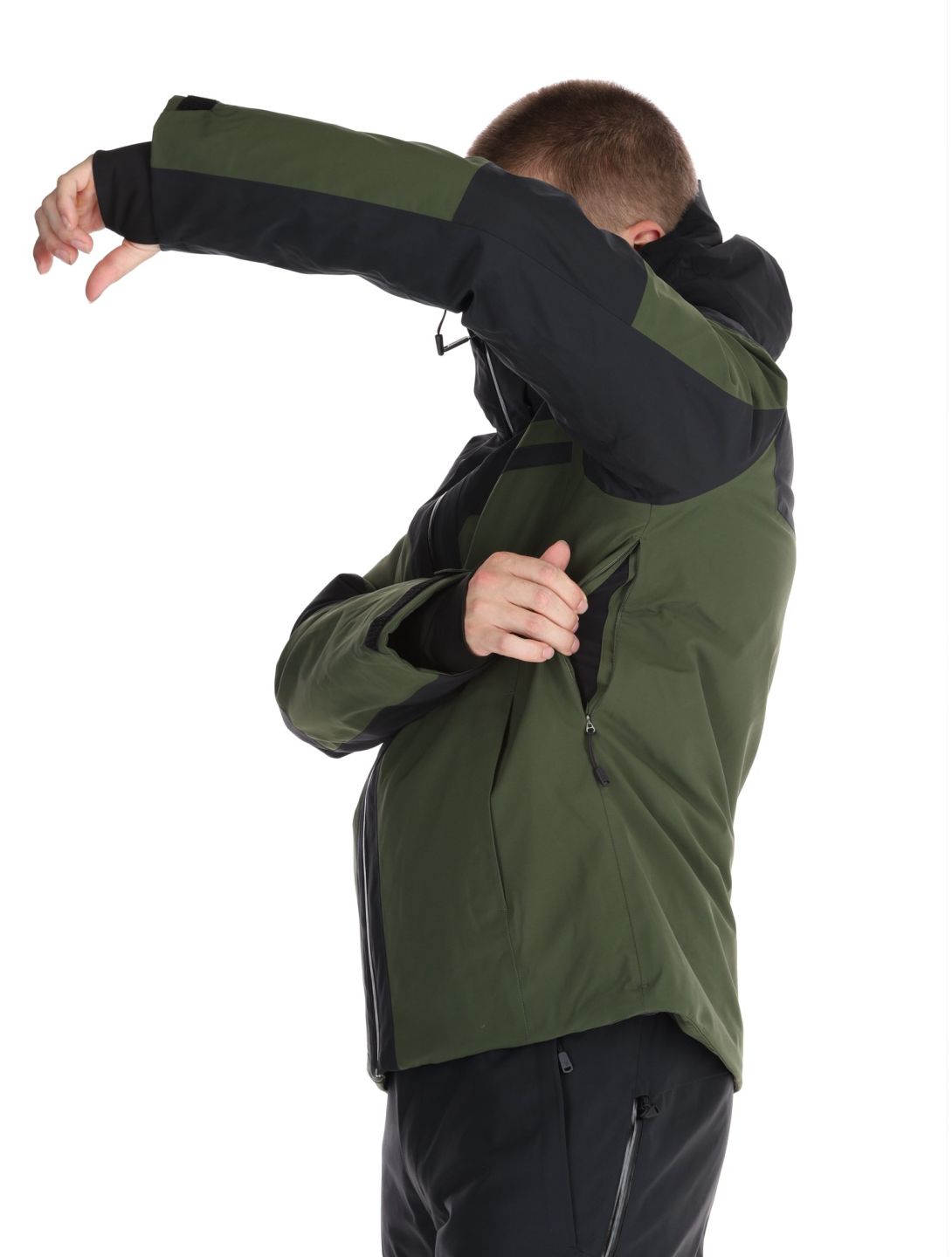 Fischer, Cascade ski jacket men R.Green-R.Green-Black 