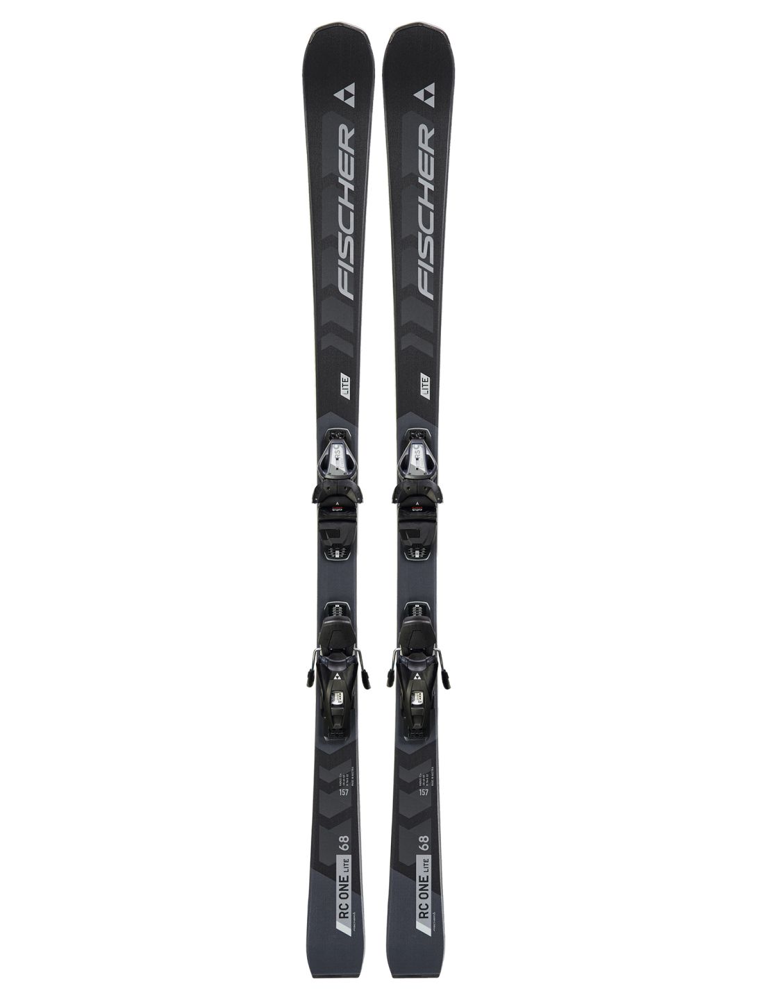 Fischer, RC One Lite 68 SLR + RS 9 SLR skis unisex 