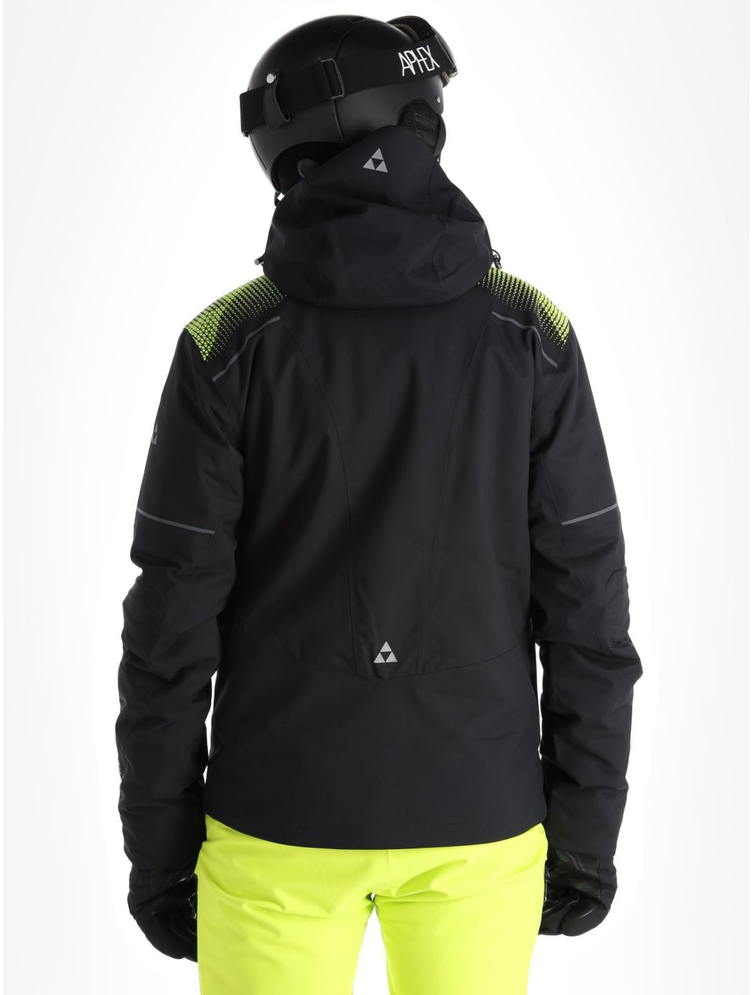 Fischer, RC4 ski jacket men Black black 