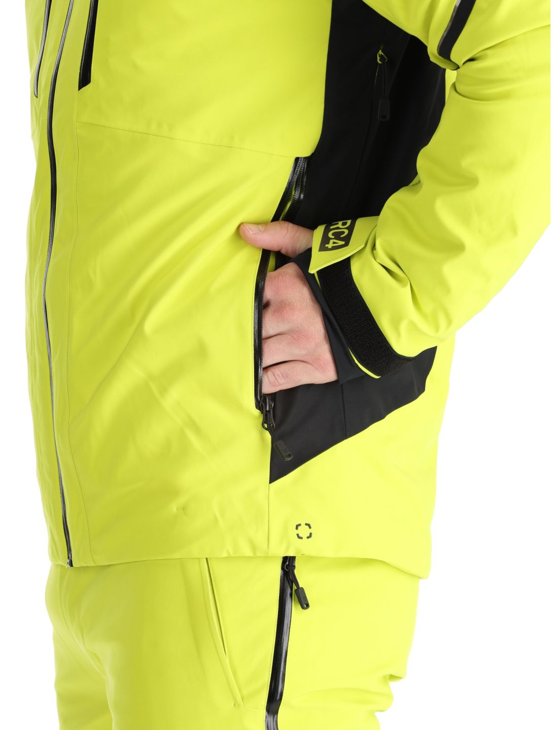 Fischer, RC4 ski jacket men Fischer Yellow yellow 