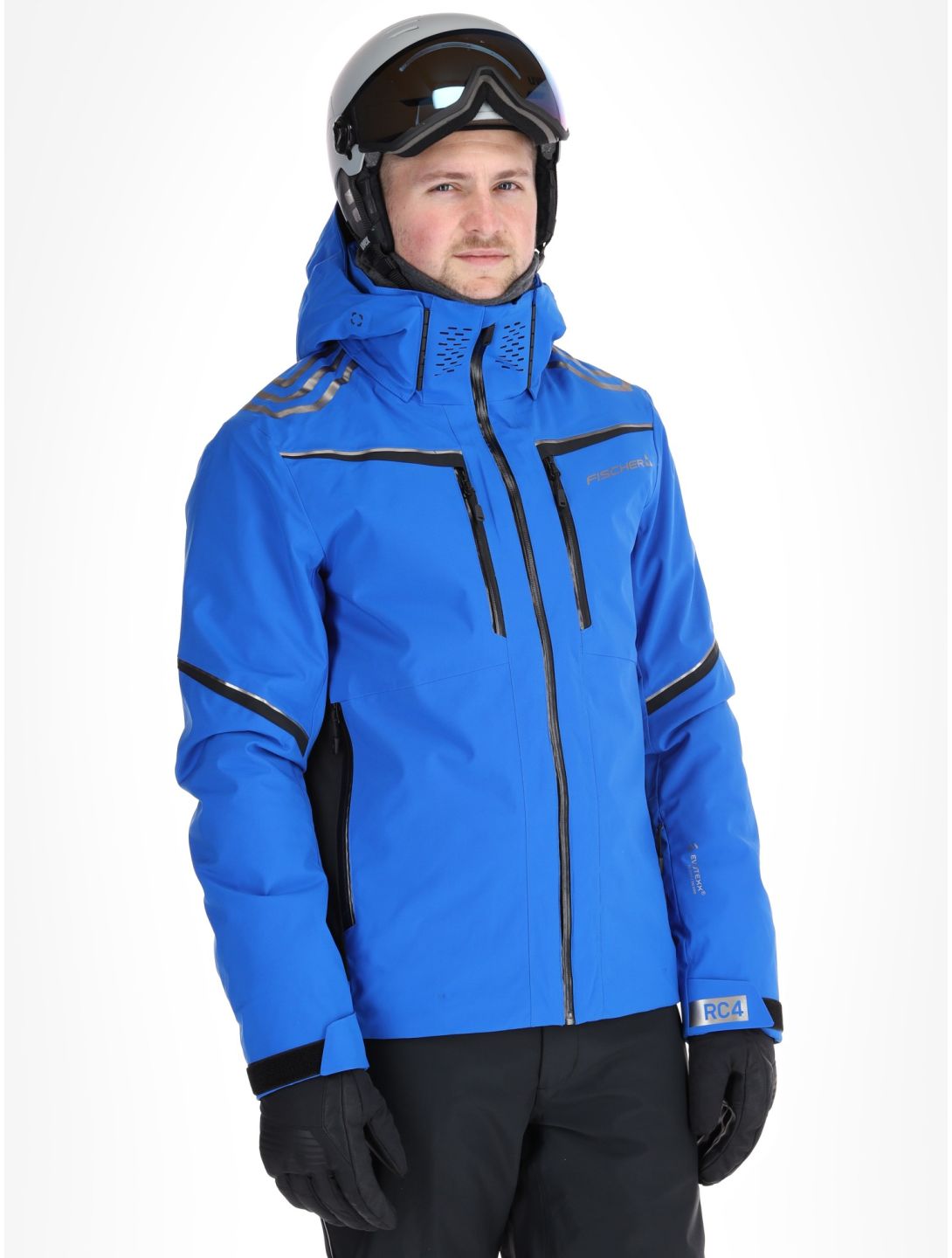 Fischer, RC4 ski jacket men Prince Blue blue 