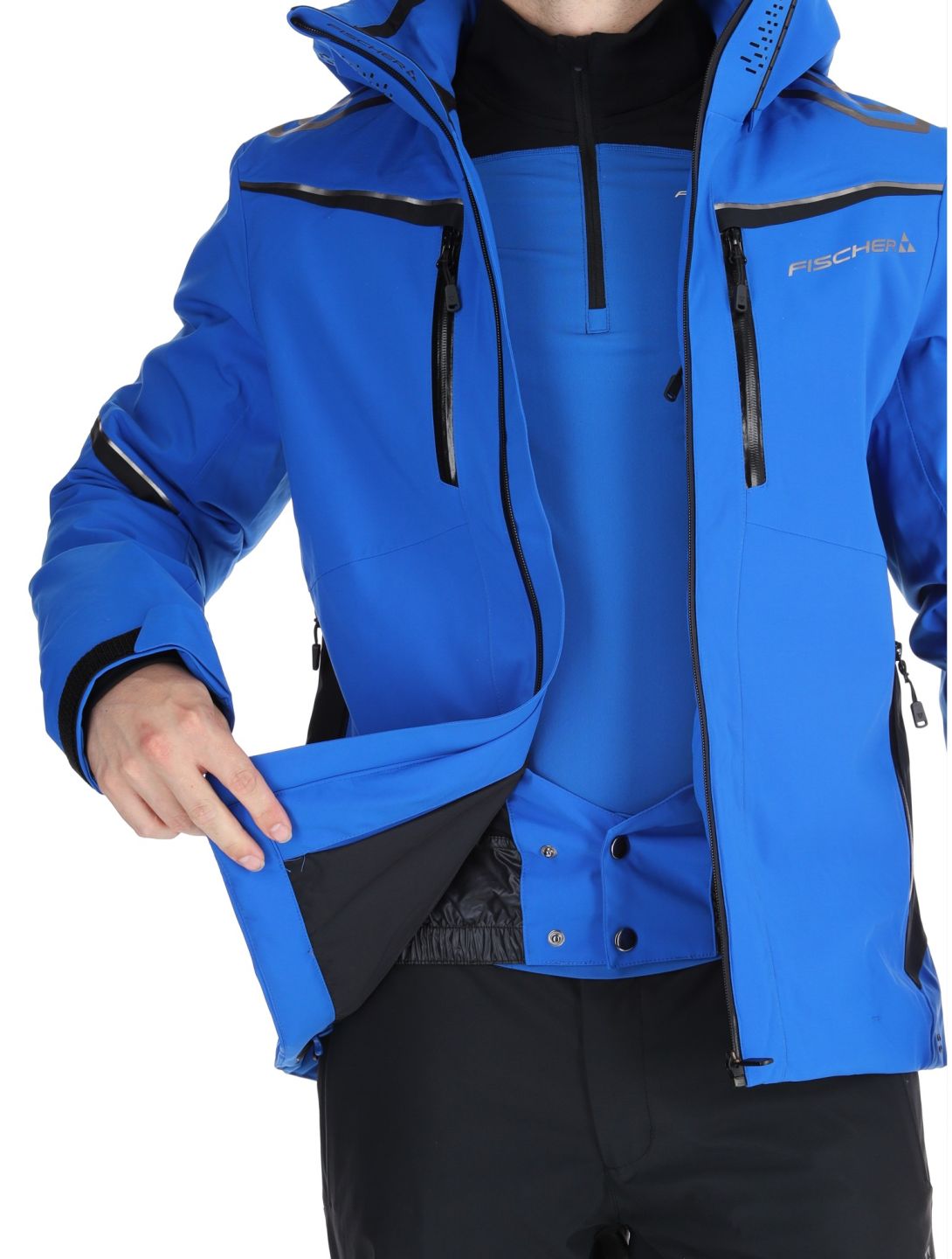 Fischer, RC4 ski jacket men Prince Blue blue 