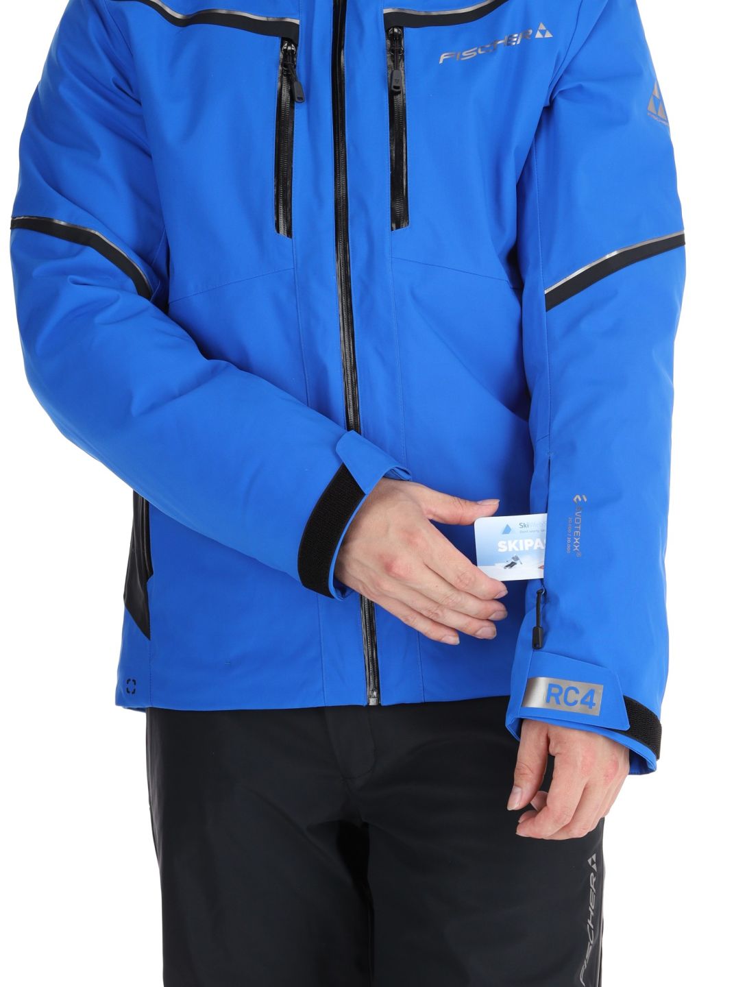 Fischer, RC4 ski jacket men Prince Blue blue 