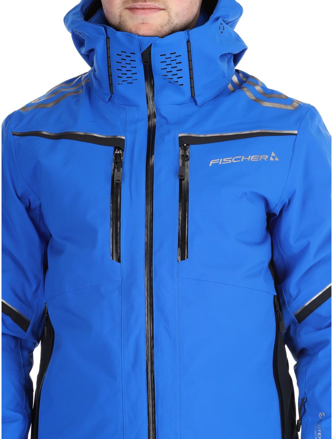 Fischer, RC4 ski jacket men Prince Blue blue 