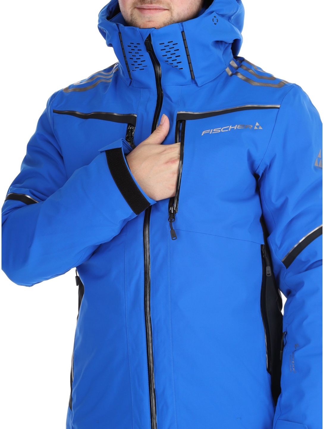 Fischer, RC4 ski jacket men Prince Blue blue 